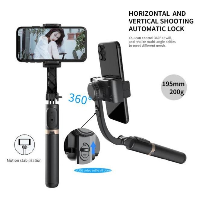 Jual Gimbal Handphone Stabillizer Selfie Anti Goyang Q08 Tomsis Tripod ...