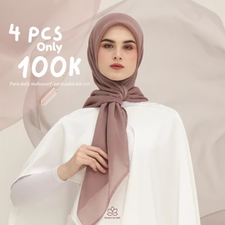 [4pcs 100rb] Paris Daily Hijab Soft Warm Tone