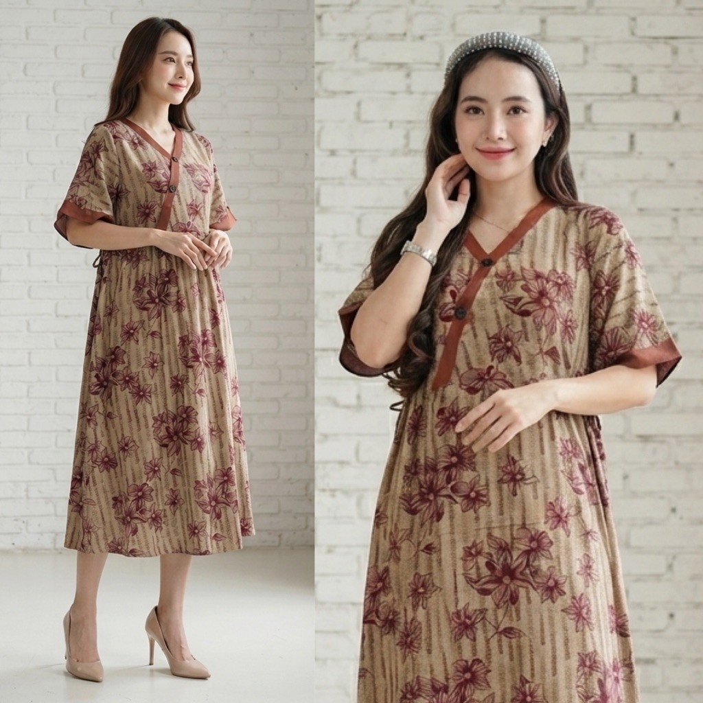 LarisBerkah Daster Kimono Rayon Busui Bumil