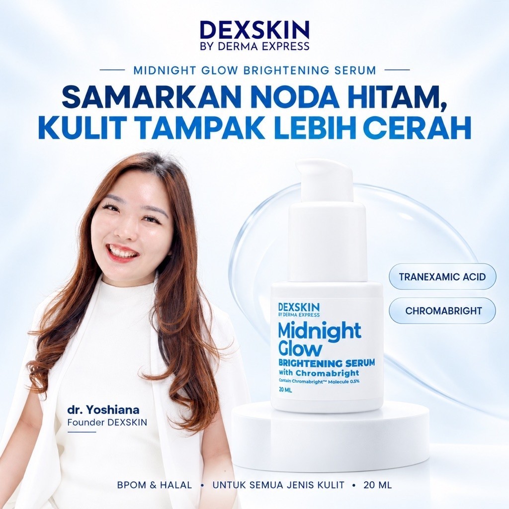 DEXSKIN BY DERMA EXPRESS Midnight Glow Brightening Serum with Chromabright (20 ml)
