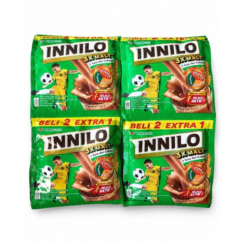 Jual INNILO 3X Malt Susu & Cokelat 1 Renceng (Isi 15) | Shopee Indonesia