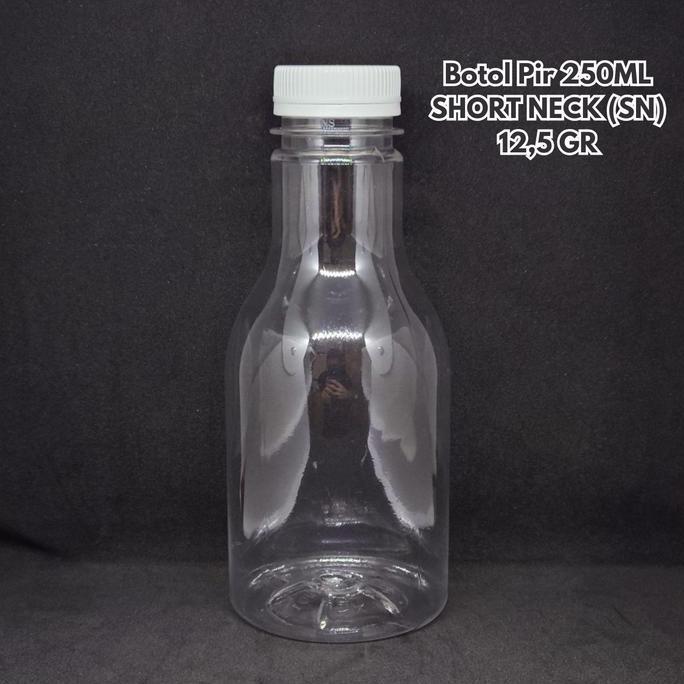 Jual Botol Pir Short Neck (SN) 250 ml 12,5 gr / Botol Pear / Botol ...