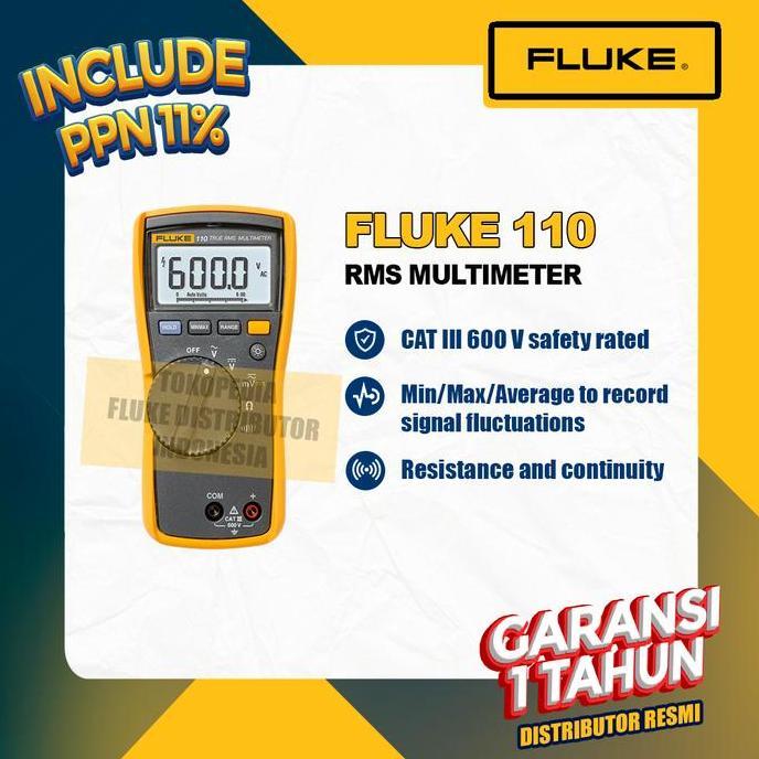 Jual Fluke 110 True-rms Digital Multimeter | Shopee Indonesia