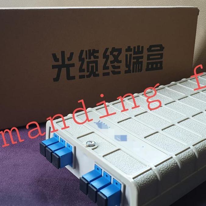 Jual Optical Termination Box OTB rack wall 6 core SC lengkap fiber ...