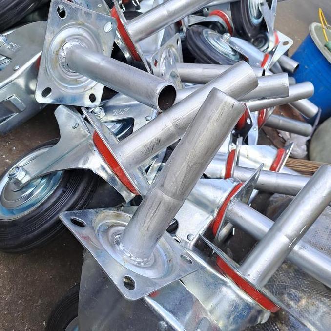 Jual Promo Roda Scaffolding Mainframe 4 Inch Per Set 4 Buah Roda 2Rem ...