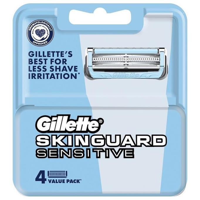 Jual GILLETTE Skinguard sensitive Refill 4's (compatible with proglide ...