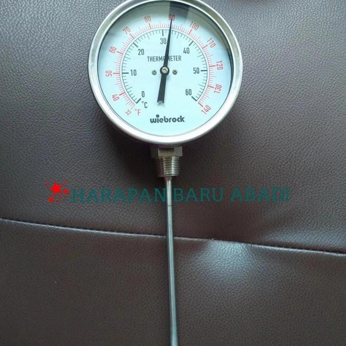 Jual BEBAS ONGKIR - Thermometer Gauge Stainless Model Raket 2 1/2