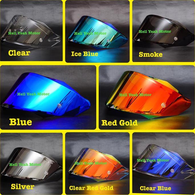 Jual Visor KYT R2R Visor Iridium R2R Red Gold Blue Clear Smoke Silver ...