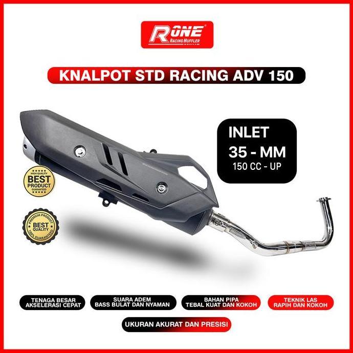 Jual R One Racing Knalpot Standar Racing Untuk Adv 150 Motor Motorcycle ...