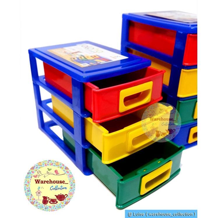 Jual Laci Mini Container Small (S) Susun 3 / Box Tempat Penyimpanan ...