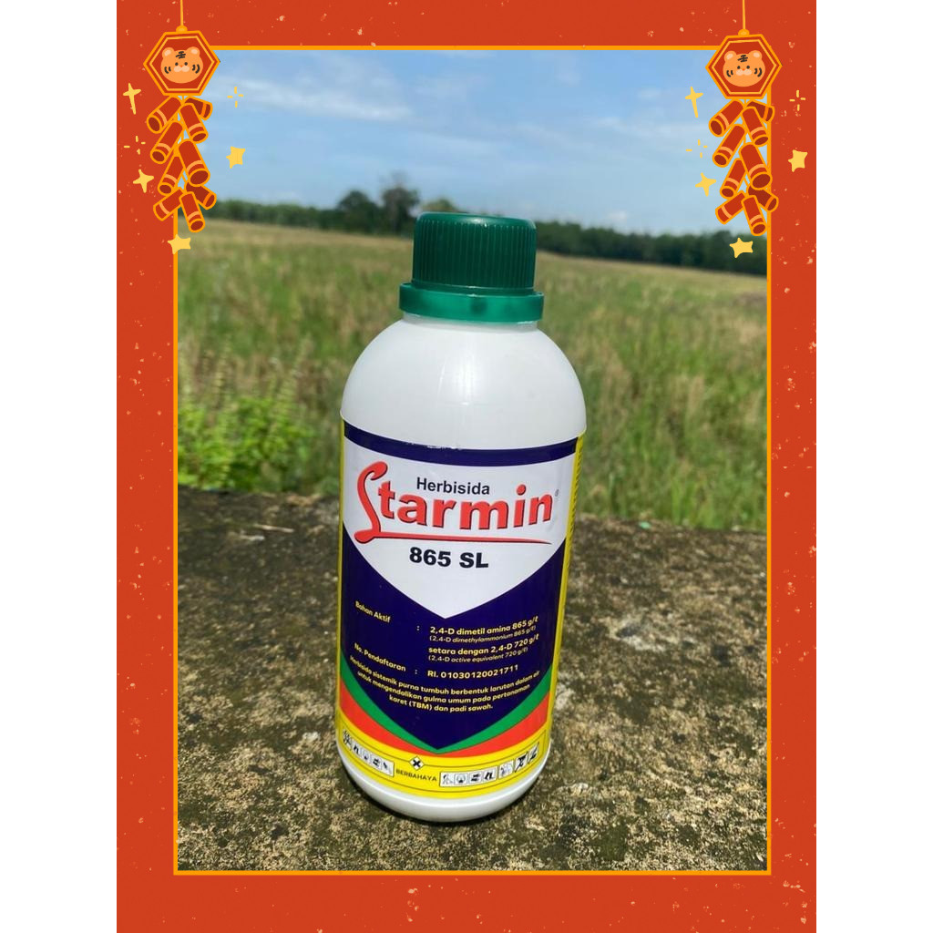Jual STARMIN 865 SL 2,4 DIMETIL AMINA Original PEMBASMI RUMPUT GULMA ...
