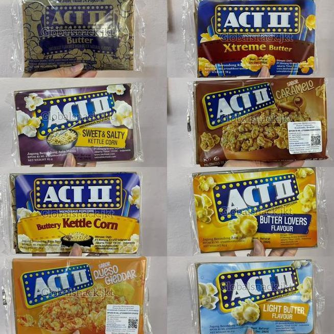 Jual Popcorn Act Ii Butter Lovers Buttery Kettle Corn Lht Butter Sweet ...