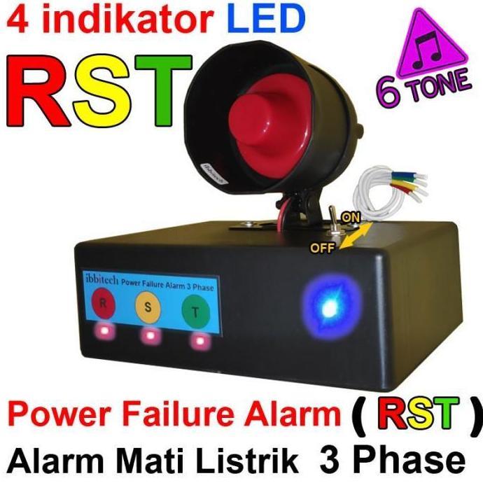 Jual TERBARU - Power Failure Alarm 3 Phase ALARM LISTRIK PADAM 3 FASA ...
