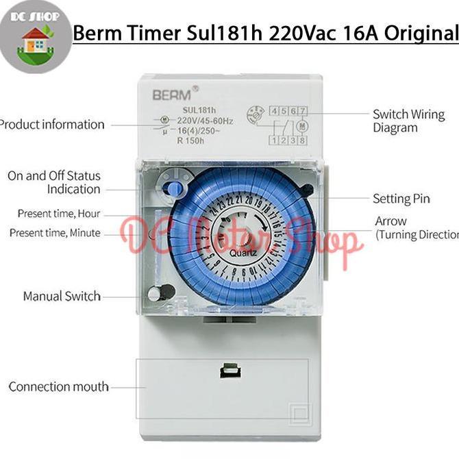 Jual New- Timer Switch Analog SUL 181H / SUL181H Berm Original Bukan ...
