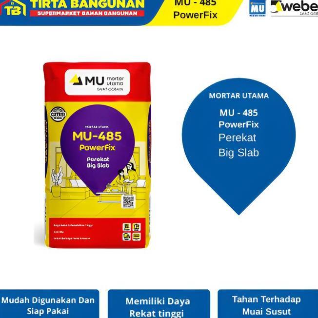 Jual Mu 485 Powerfix Peat Bsleb Mortar N Peat Grani Keramik Besar 25 Kg ...