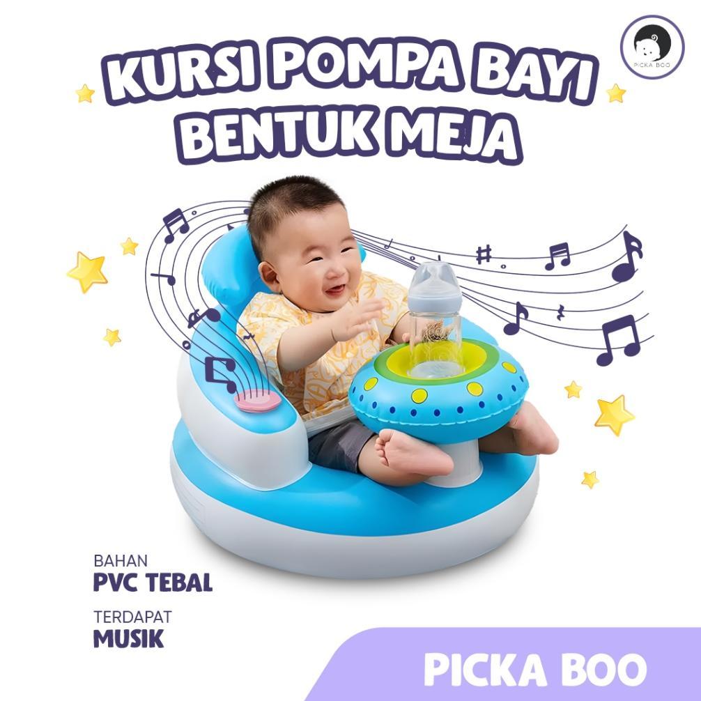 Jual PICKA BOO Sofa Tiup Kursi Pompa Bayi Bentuk Meja | Shopee Indonesia