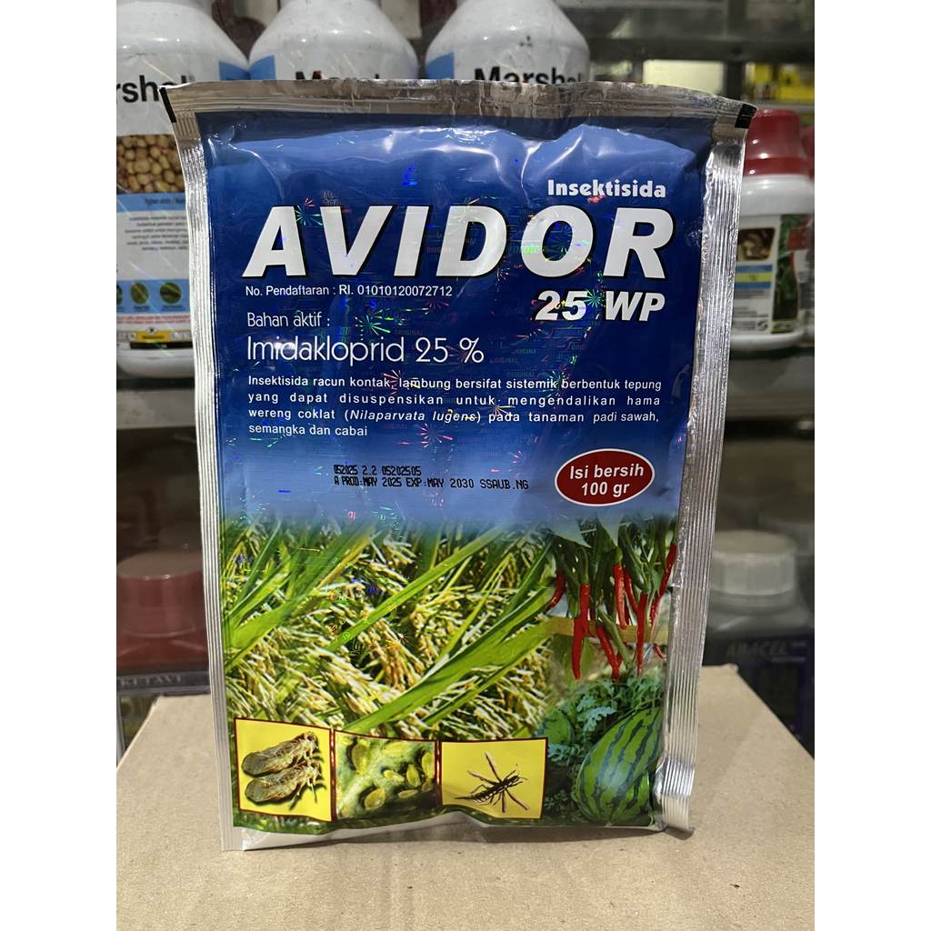 Jual Insektisida Avidor 25 WP Kemasan 100 gram | Shopee Indonesia