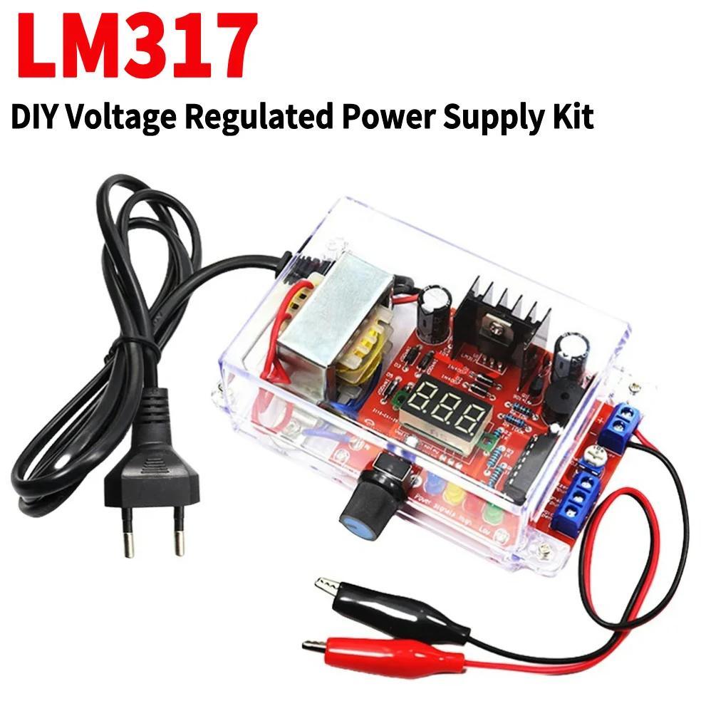 Jual LM317 Adjustable Voltage Regulator DC Power Supply Kit DC 220V to ...
