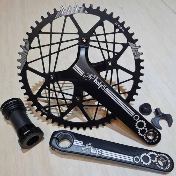Jual crankset crank set GT half5 56T Alloy bcd 110 luce litepro ...