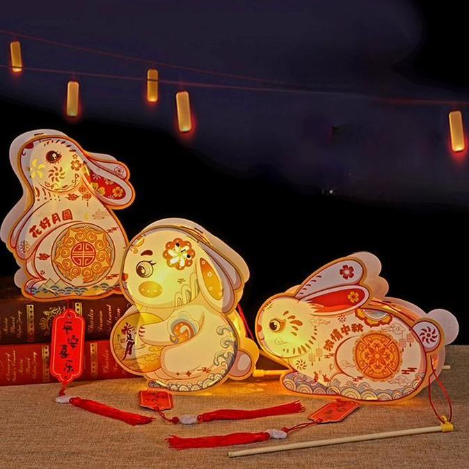 Jual Festwid- Lampu Lampion Set Diy Lantern Festival Mooncake Kue Bulan ...