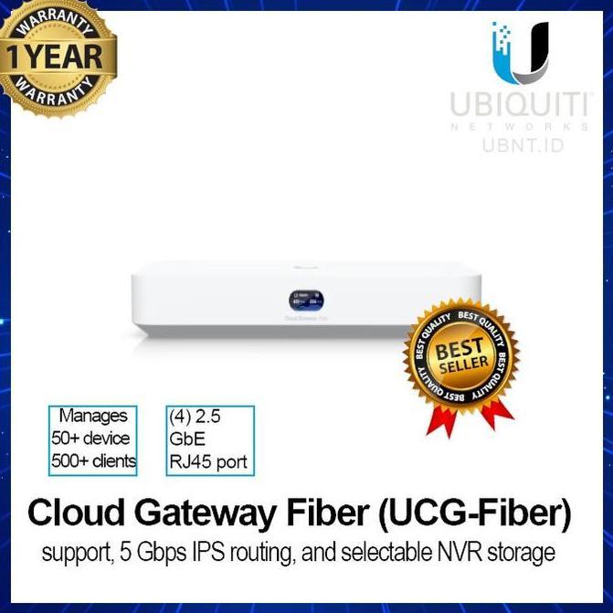 Ubiquiti UCG‑Fiber met 1 TB SSD | Cloud Gateway en NVR in één