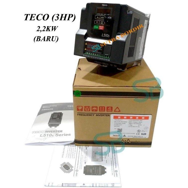 Jual teco inverter L510 tipe 2,2kw inverter TECO tipe L510-203-h1n tipe ...