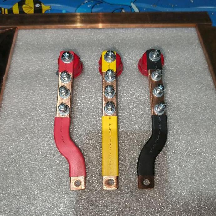 Jual BUSBAR 315 RST PANJANG 15CM UNTUK MCCB 30A/100A | Shopee Indonesia
