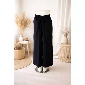 Celana Kulot Wanita Jumbo Katun Stretch Nyaman