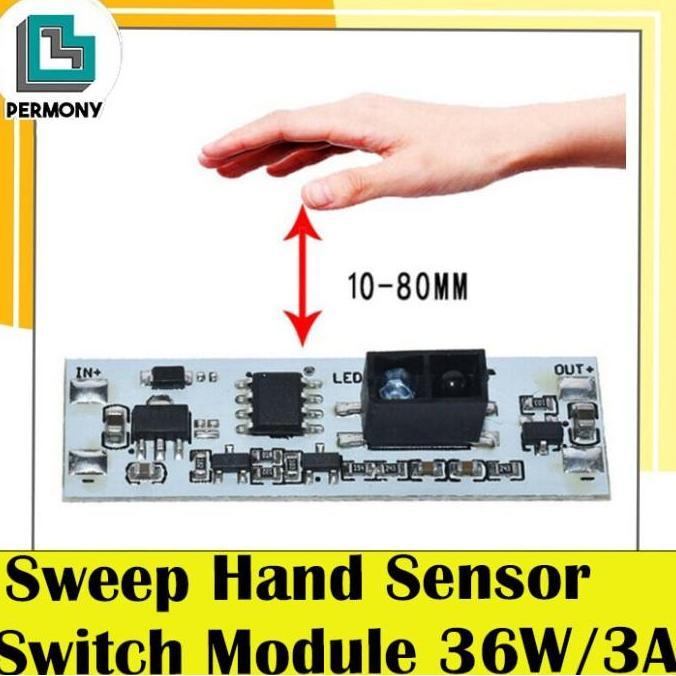 Jual Hand Sweep Sensor tangan Switch non contact gerak module | Shopee ...