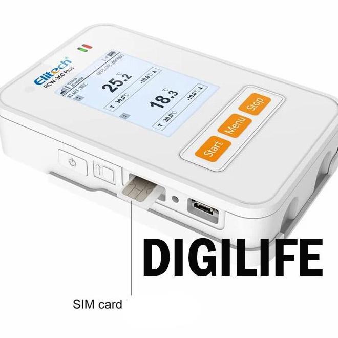 Jual RORONOA 4G SIM CARD Temperature Humidity Data Logger Elitech ...