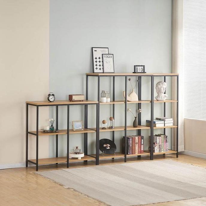 Jual Informa Ryan Rak Penyimpanan - Hitam/Cokelat Oak Organizer Serbaa ...