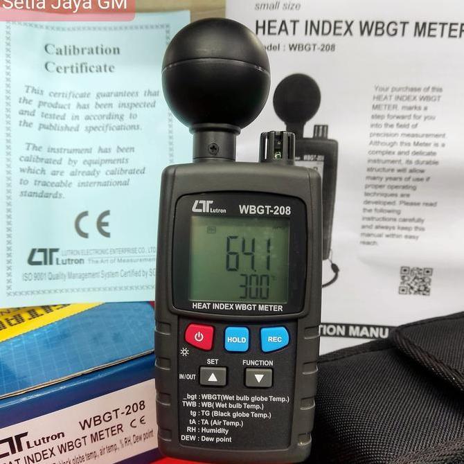 Jual BROOK- LUTRON WBGT-208 Heat Index WBGT Meter | Shopee Indonesia