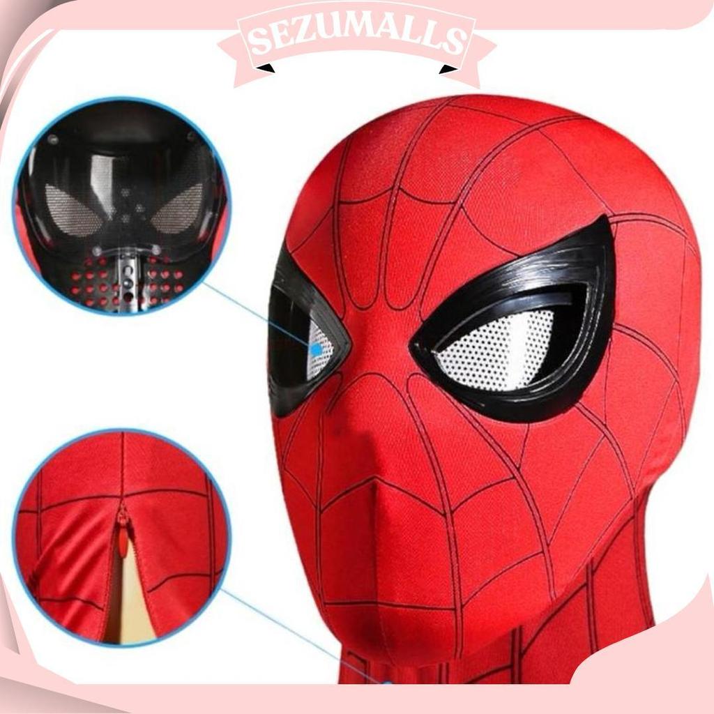 Jual Premium Topeng Nyala Kedip Kostum Web Dart Sarung Tangan Spider ...