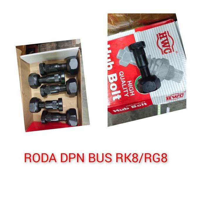 Jual Baut roda depan RK8 - Baut Roda Depan RG8 Hino bus HWC Terlaris ...