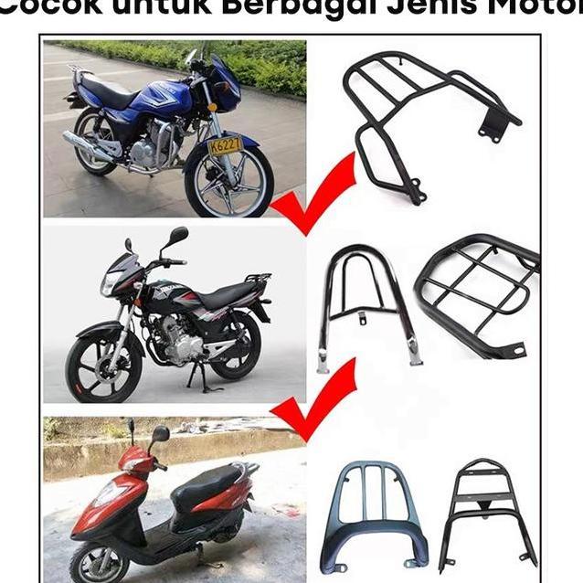 Jual Sepeda Motor Top Box Bagasi 45L Box Motorberkapasitas Besar ...