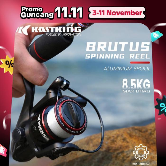 Jual [Official] Kastking Brutus Reel Pancing Spinning Gulungan Pancing ...