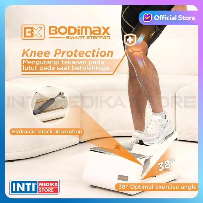 Jual Bodimax - Portable Smart Stepper 2In1 With Resistance Band + Led ...