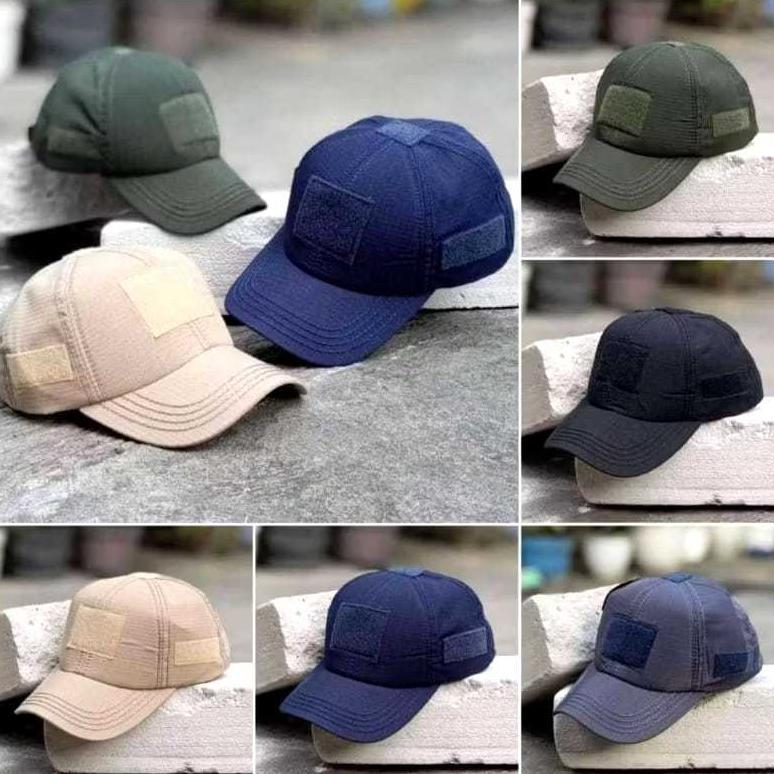 Jual NEW ARRIVAL` TOPI TACTICAL VELCRO PEREKAT RIPSTOP OUTDOOR LAPANGAN ...