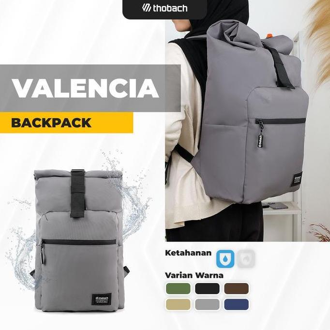Jual Backpack- Tas Ransel Backpack Rolltop Pria Wanita Anti Air ...