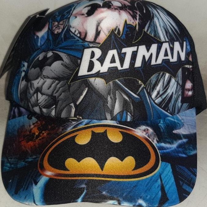Jual IN124 >> Topi Face Shield Anak batman hitam-kuning | Shopee Indonesia
