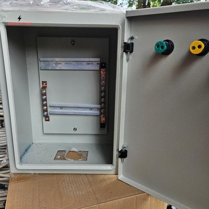 Jual Box Panel Listrik 30X40X20 Indoor + Pilot Lamp + Rel Mcb + Busbar ...