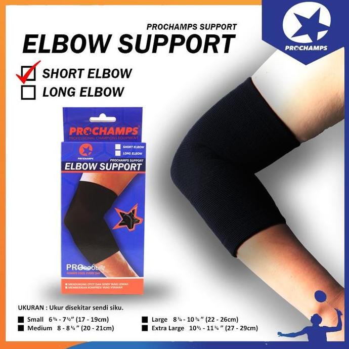 Jual PROCHAMPS Elbow Support Panjang Original Ready | Shopee Indonesia