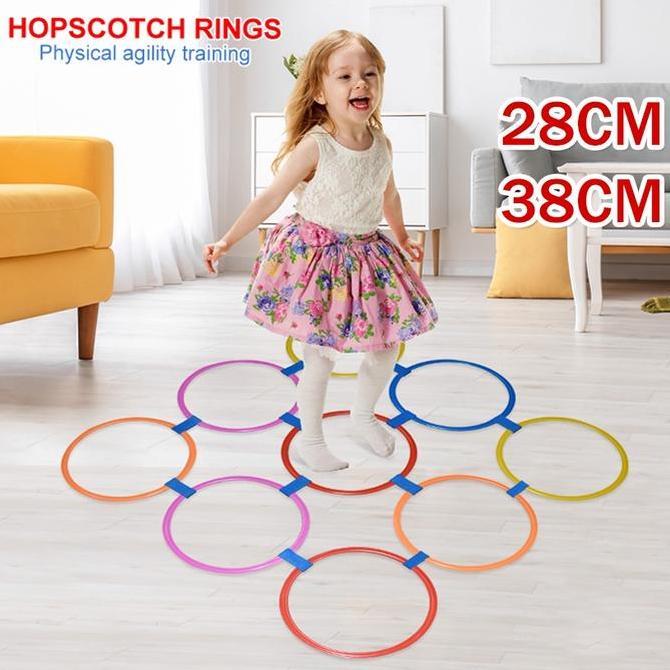 Jual LOLOMY Games hopscotch jump rings/10pcs | Shopee Indonesia