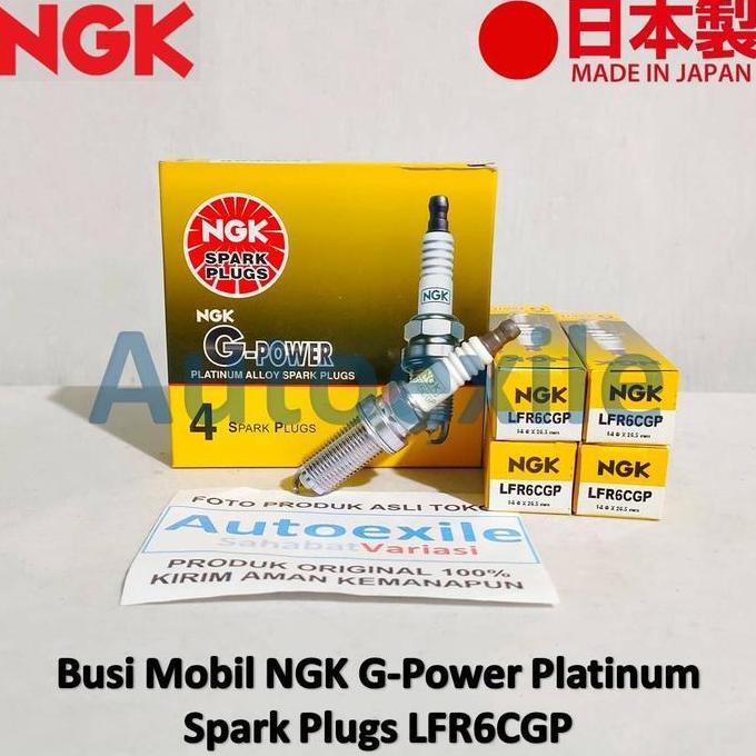Jual Busi Mobil NGK G-Power Platinum LFR6CGP Spark Plugs GPower G Power ...