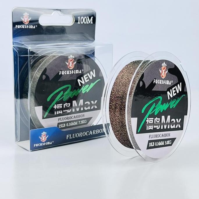 Jual Senar Pancing 100 150 Meter Power Max Fluorocarbon Warna Hijau ...
