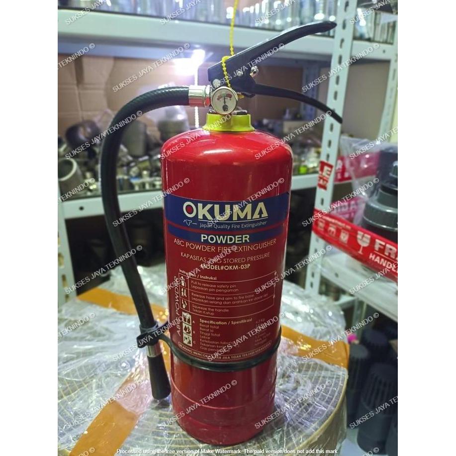 Jual Okuma - 03P Powder 3kg Tabung Alat Pemadam Api Ringan Apar ...