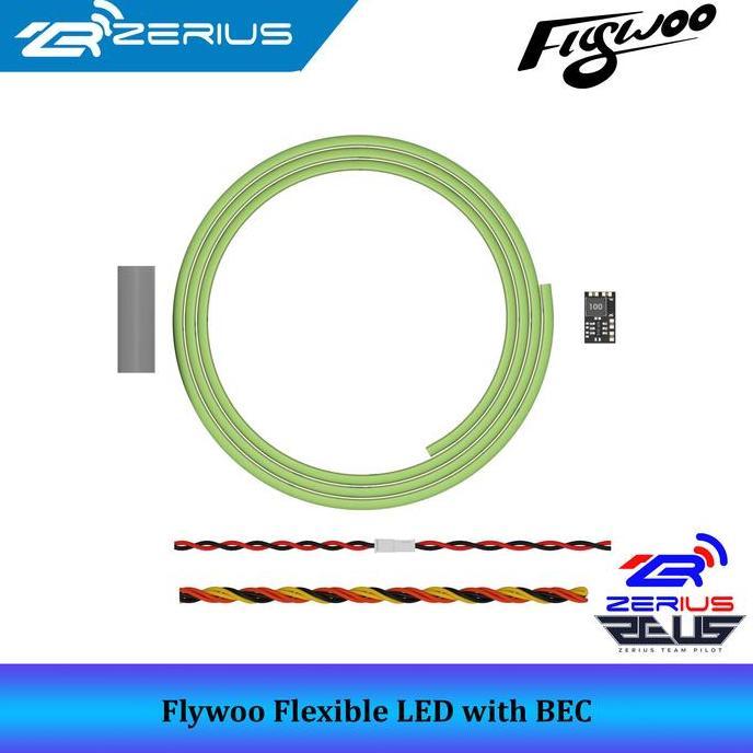 Jual BEBAS ONGKIR - FLYWOO Flexible LED Strip with 3.3V BEC, 2.7mm x 1m ...