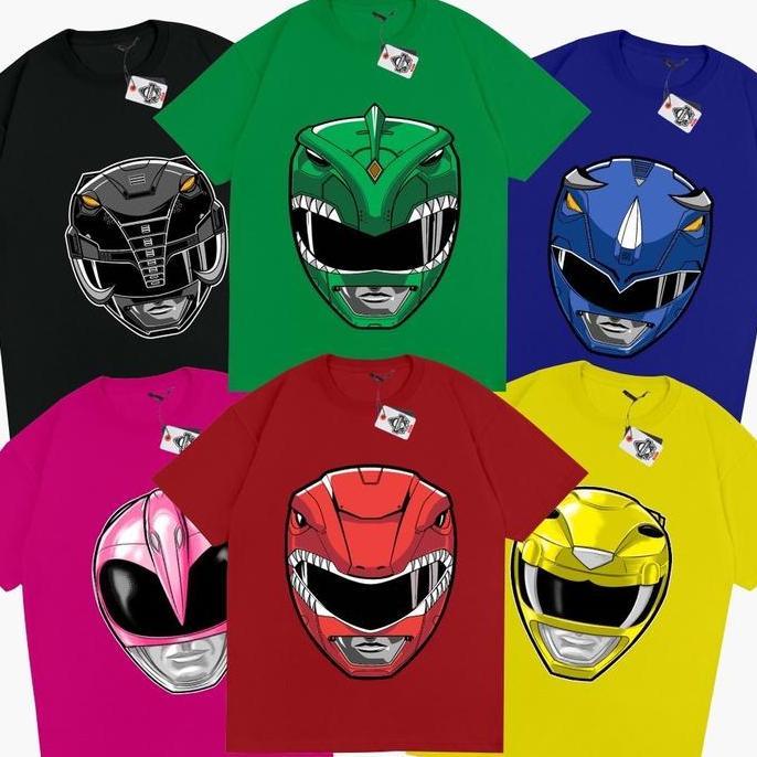 Jual Kaos Power Rangers Dewasa Dan Anak Kaos Baju Mighty Morphin Power ...
