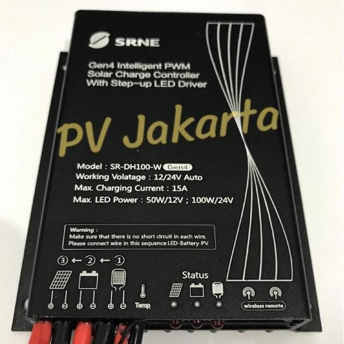Jual Taiyo- Srne Sr-Dh100-W 15A Pwm Solar Charge Controller Led Driver ...