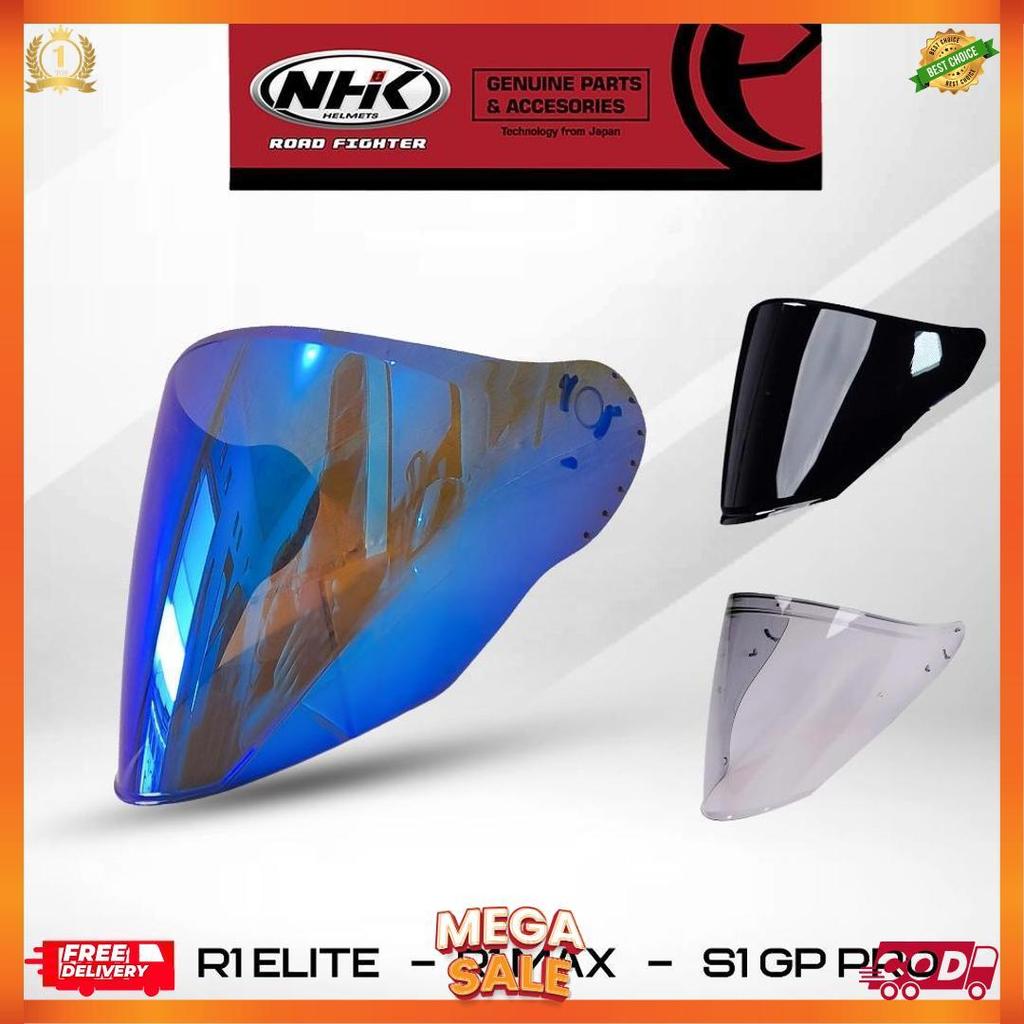 Jual Visor Kaca Helm Nhk R1 Max Nhk R1 Elite S1 Gp Pro Original 100% ...